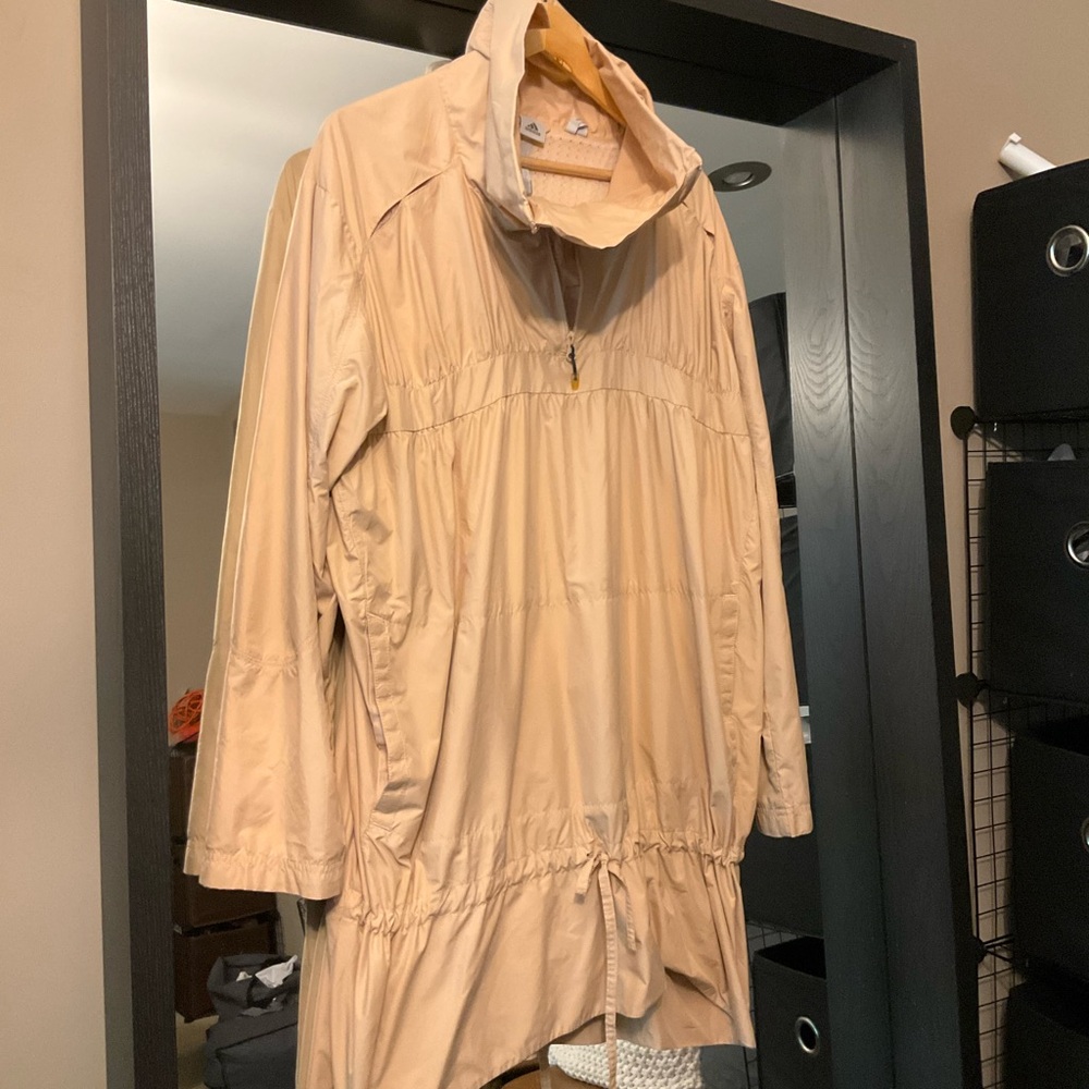 (Lara) B1G1 Adidas x Stella McCartney Tan Utility Jacket Relaxed Fit